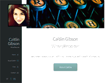 Tablet Screenshot of caitlingibson.com